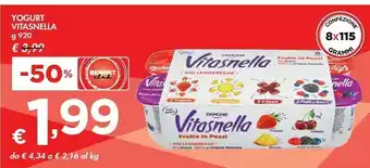 Bennet Danone Yogurt Vitasnella offerta