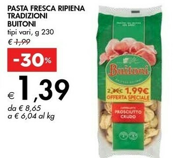 Bennet Buitoni Cappelletti Al Prosciutto Crudo 230 G(ml) offerta