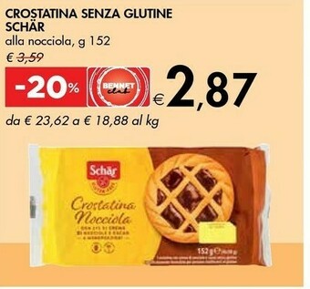 Schar Crostatina Senza Glutine Alla Nocciola