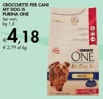 Bennet Purina One Crocchette Per Cani My Dog Is offerta