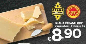 Bennet Grana Padano Dop Stagionatura 16 Mesi offerta