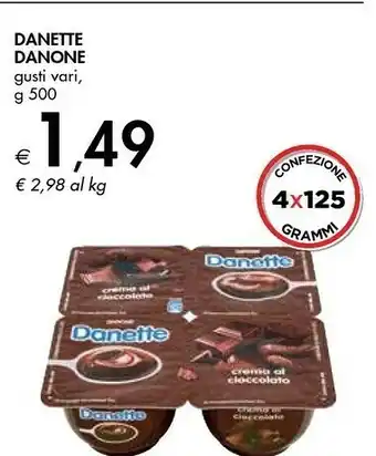 Bennet Danone Danette Cioccolato 500 G(ml) offerta