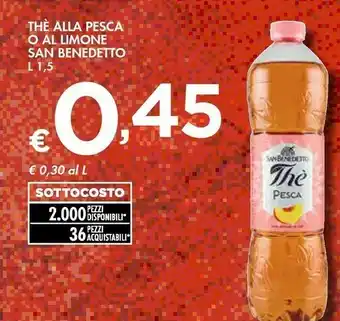 Bennet San Benedetto The Alla Pesca O Al Limone offerta