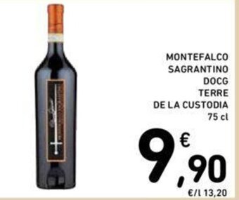 Conad MONTEFALCO SAGRANTINO DOCG TERRE DE LA CUSTODIA 75 cl offerta