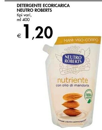 Bennet Neutro Roberts Detergente Ecoricarica offerta