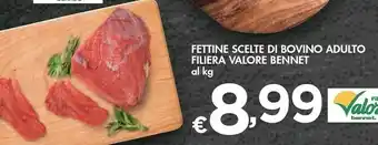 Bennet Fettine Scelte Di Bovino Adulto offerta