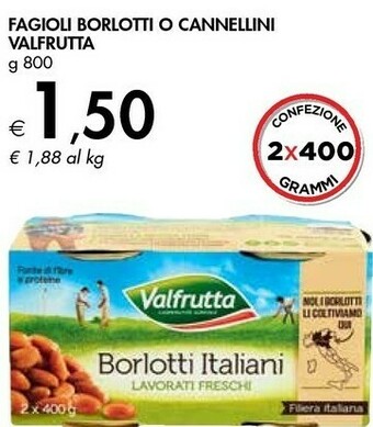 Bennet Valfrutta Borlotti Italiani Lavorati Freschi offerta