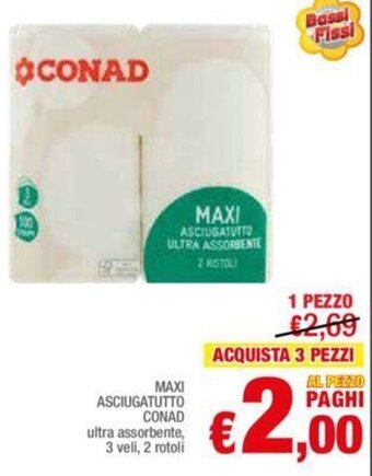 Conad MAXI ASCIUGATUTTO CONAD offerta