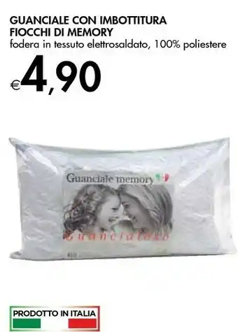 Bennet Guanciale Con Imbottitura Fiocchi Di Memory offerta