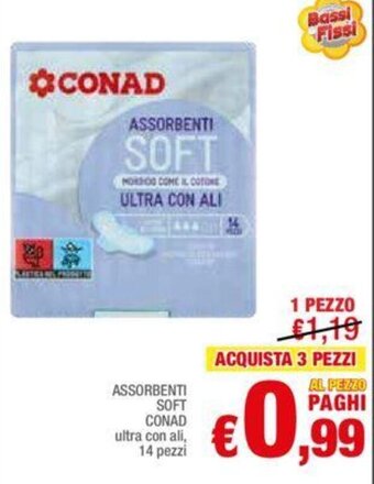 Conad ASSORBENTI SOFT CONAD offerta