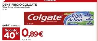 Coop Colgate Dentifricio 75 Ml offerta
