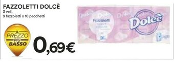 Coop Dolce Fazzoletti offerta