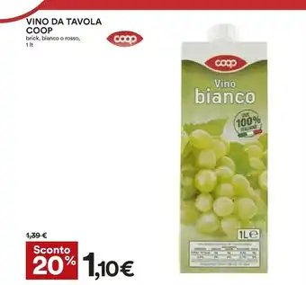 Coop Coop Vino Da Tavola offerta