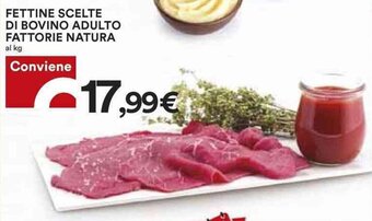 Coop FETTINE SCELTE DI BOVINO ADULTO FATTORIE NATURA offerta