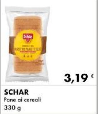 Iper Tosano SCHAR Pane ai cereali 330 g offerta