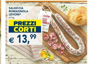 Esselunga Levoni Salsiccia Romagnola offerta