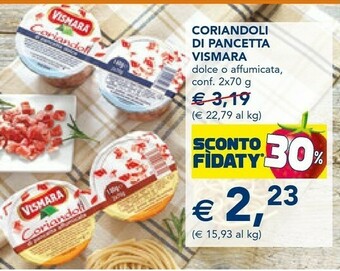 Esselunga Vismara Coriandoli Di Pancetta Affumicata offerta