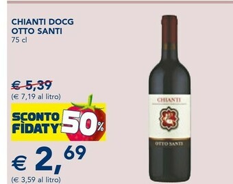 Esselunga Otto santi Chianti 750 G(ml) offerta