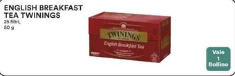 ENGLISH BREAKFAST TEA TWININGS 25 filtri, 50 g