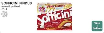 Coop SOFFICINI FINDUS surgelati, gusti vari, 250 g offerta