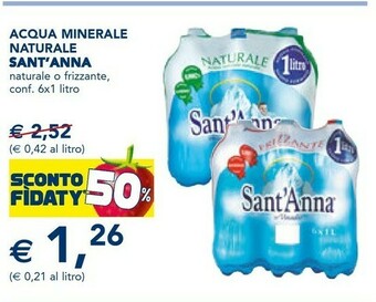 Sant'anna Acqua Minerale Naturale 1000 G(ml)