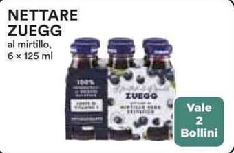Coop NETTARE ZUEGG al mirtillo, 6 x 125 ml offerta