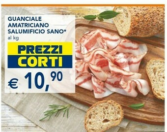 Esselunga Salumificio Sano Guanciale Amatriciano offerta