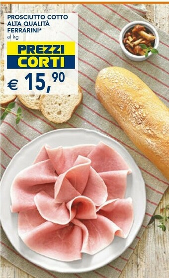 Esselunga Ferrarini Prosciutto Cotto Di Alta Qualita offerta
