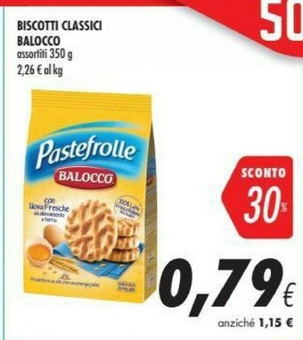 Coop Balocco Biscotti offerta