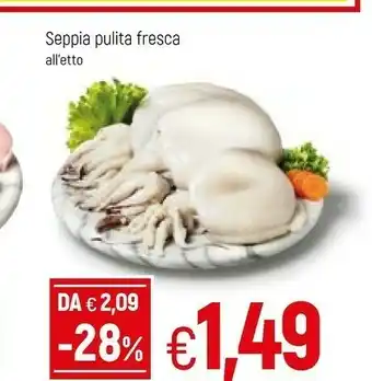 Famila Seppia Pulita Fresca offerta