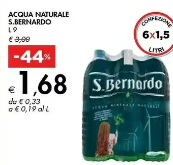 Bennet San Bernardo Acqua Naturale offerta