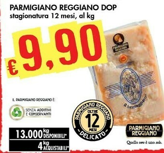 Bennet Parmigiano Reggiano Dop offerta