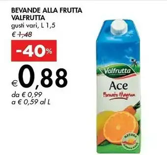 Bennet Valfrutta Bevanda Alla Frutta offerta