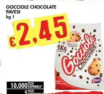 Bennet Pavesi Gocciole Chocolate 1000 G(ml) offerta