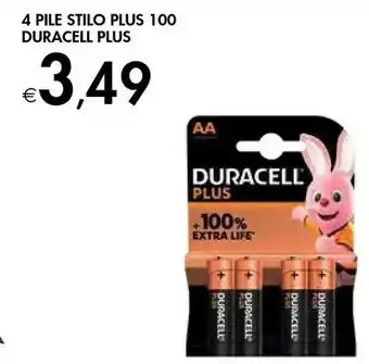 Bennet Duracell 4 Pile Stilo Plus offerta