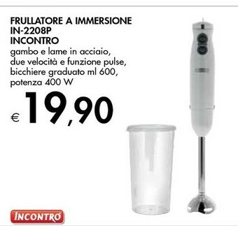 Incontro Frullatore A Immersione In-2208p
