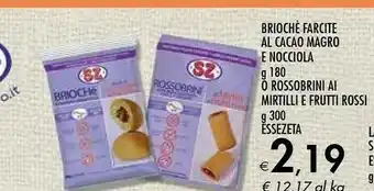 Bennet Essezeta Rossobrini Ai Mirtilli E Frutti Rossi 300 G(ml) offerta