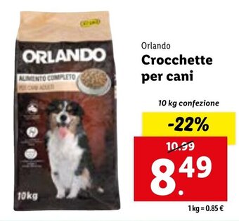 ORLANDO Orlando Crocchette per cani 10 kg confezione