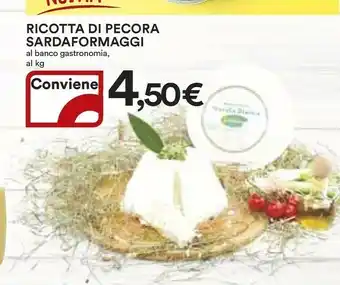 Coop Ipercoop Ricotta Di Pecora Sardaformaggi offerta