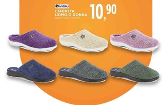 Conad inblu CIABATTA UOMO O DONNA offerta