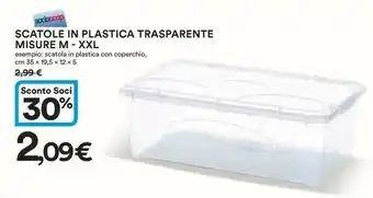 Coop Contenitori in plastica offerta