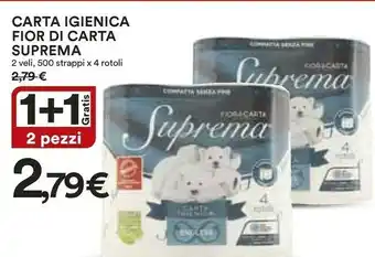 Coop Suprema Carta Igienica Fior Di Carta 2 Veli offerta