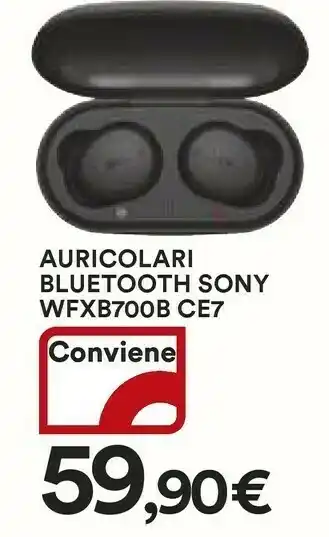 Coop Sony Auricolari Bluetooth WFXB700B offerta