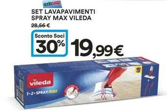 Coop Vileda Set Lavapavimenti Spray Max offerta