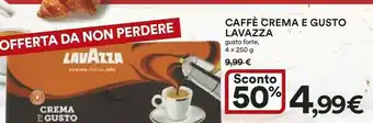 Coop Lavazza Crema E Gusto Gusto Ricco Tradizione Napoletana 1000 G(ml) offerta