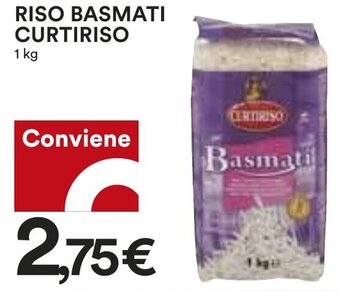 Coop RISO BASMATI CURTIRISO 1 kg offerta