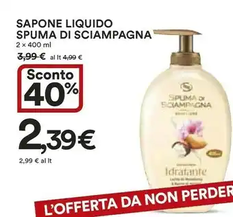 Coop Spuma di Sciampagna Sapone 800 Ml offerta