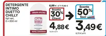 Coop Chilly Detergente Intimo Duetto offerta