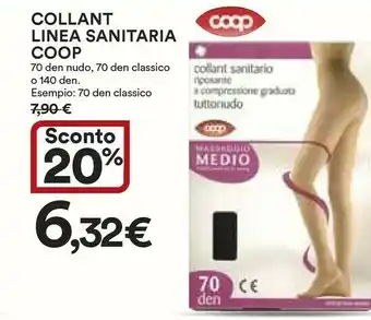 Coop Coop Collant Linea Sanitaria offerta