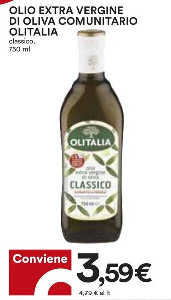OLIO EXTRA VERGINE DI OLIVA COMUNITARIO OLITALIA classico, 750 ml